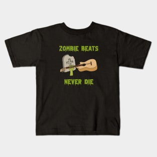 Zombie beats never die Kids T-Shirt